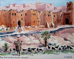 Aquarelles du Maroc