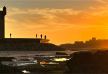 La Skala du port à Essaouira au coucher du soleil