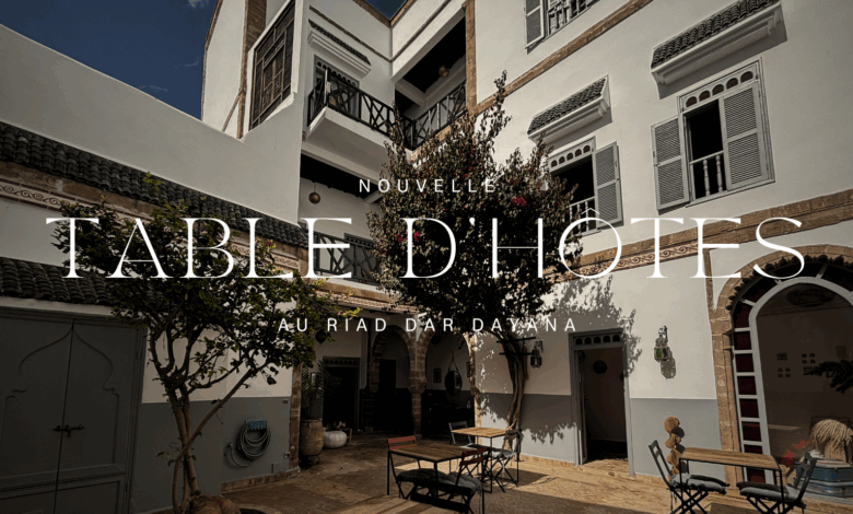 Image de couverture d'un article sur la table d'hôtes du Riad Dar Dayana