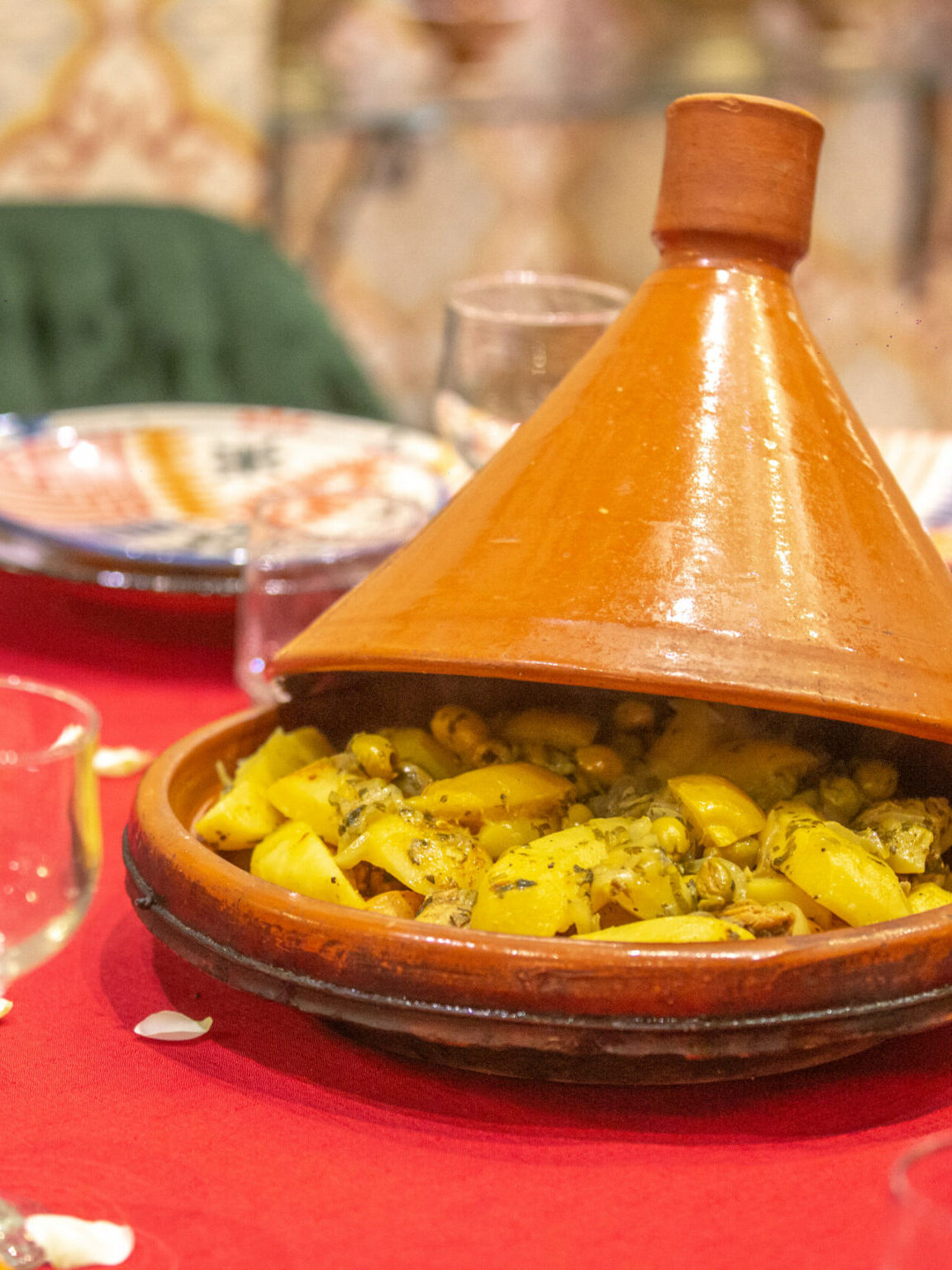 Galerie photo d'un article sur la table du Ryad des Nomades Essaouira