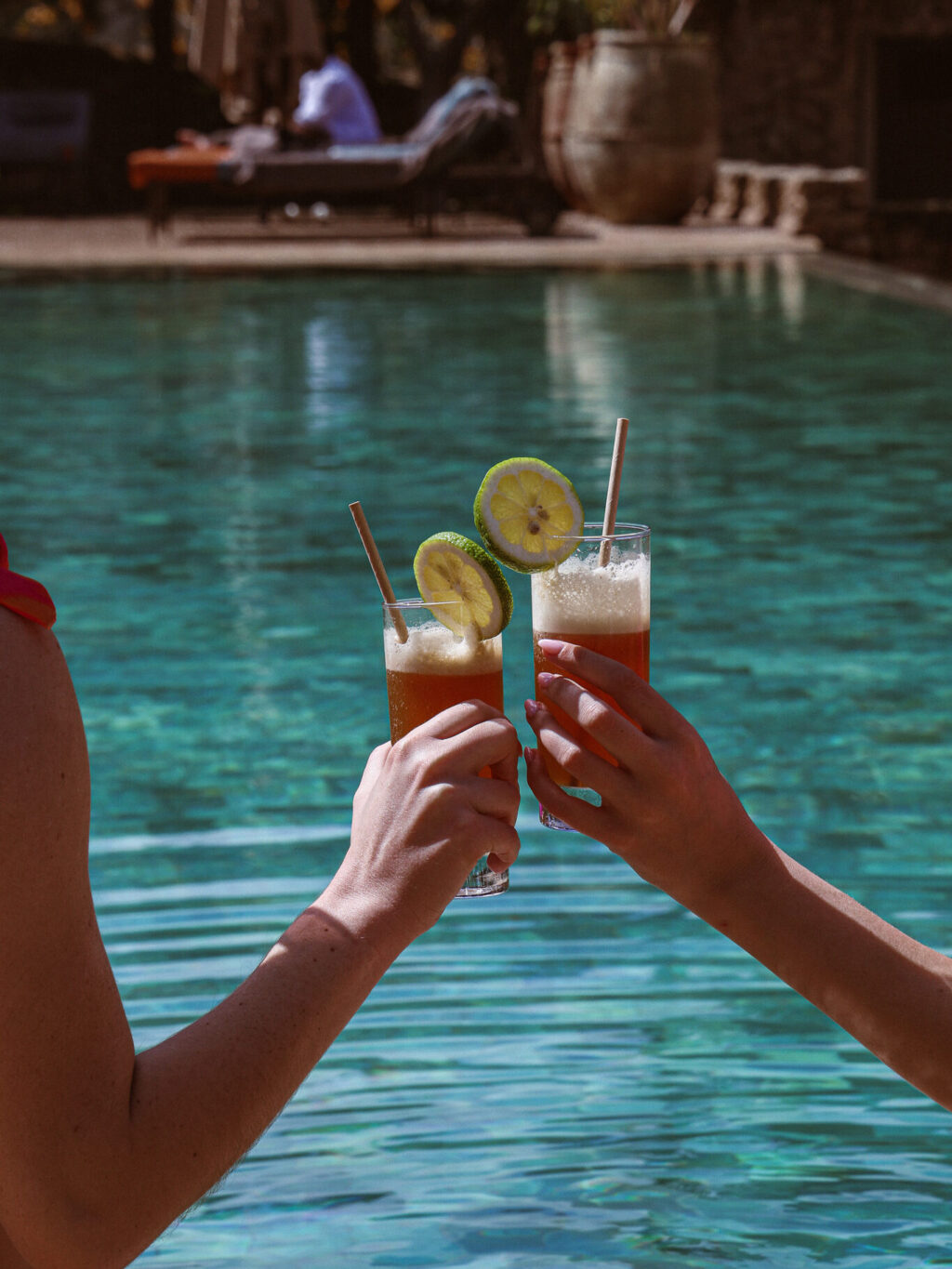 Jus de fruits frais au Jardin des Douars