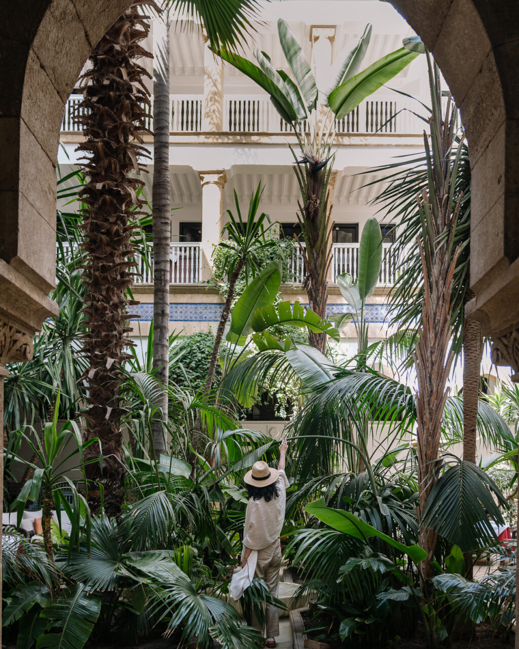 Patio de l'heure Bleue palais à Essaouira