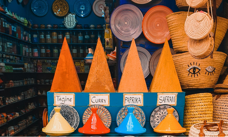 Les épices du maroc souk Essaouira