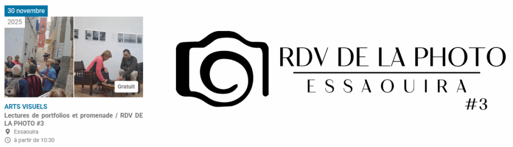 Programme 2025 RDV de la photo Essaouira