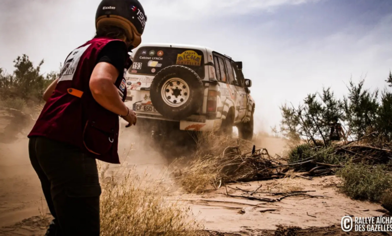 Rallye Aïcha des Gazelles arrivée plage Essaouira 2026
