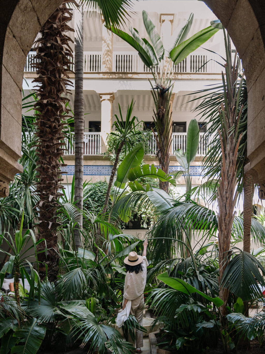 Patio de l'heure Bleue palais à Essaouira