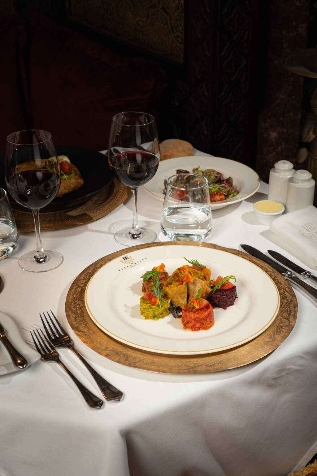 galerie photo du restaurant Le Salon Oriental, photo d'une assiette; recette gatronomie marocaine revisitée