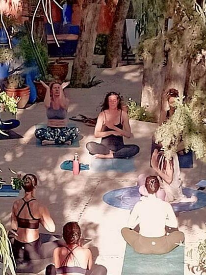 Galerie Photo article sur les séjour yoga à l'écolodge Baoussala Essaouira