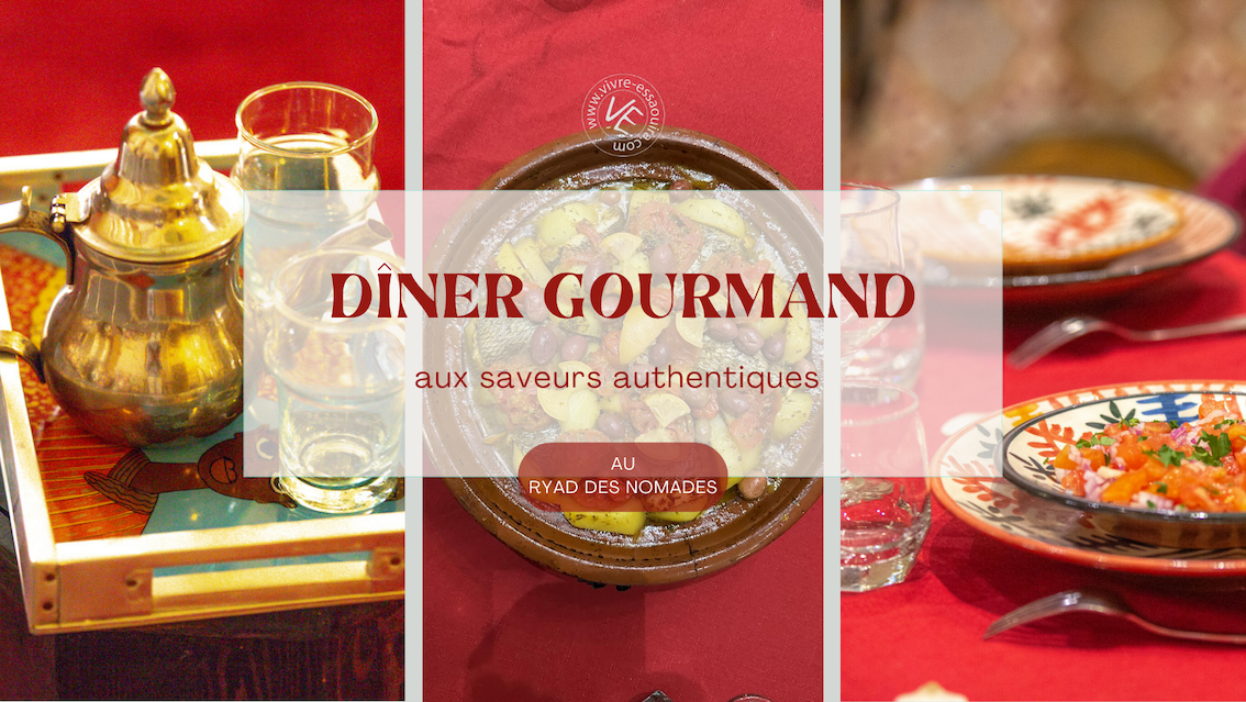 Photo d'illustration d'un article sur la table d'hôtes du Ryad des Nomades Essaouira