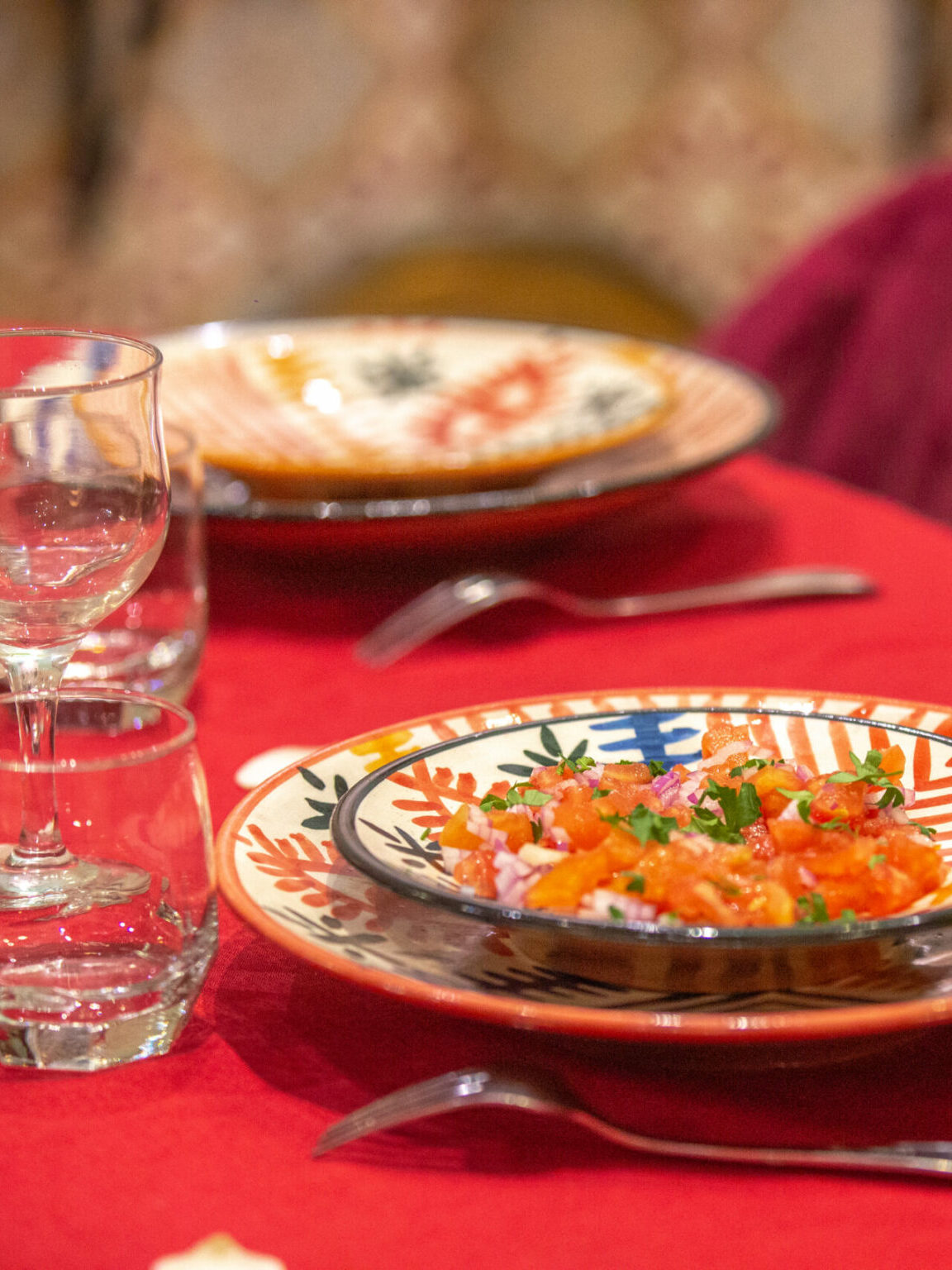 Galerie photo d'un article sur la table du Ryad des Nomades Essaouira