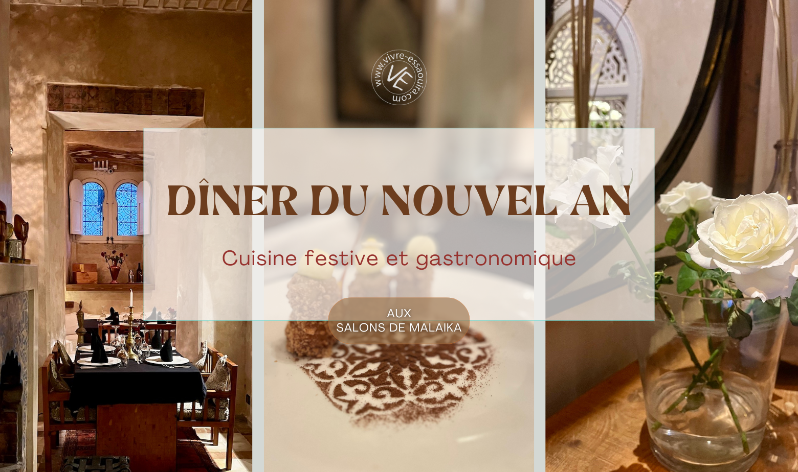 menu nouvel an salons de malaika essaouira