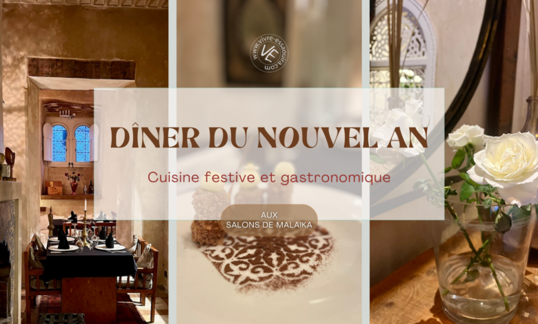 menu nouvel an salons de malaika essaouira