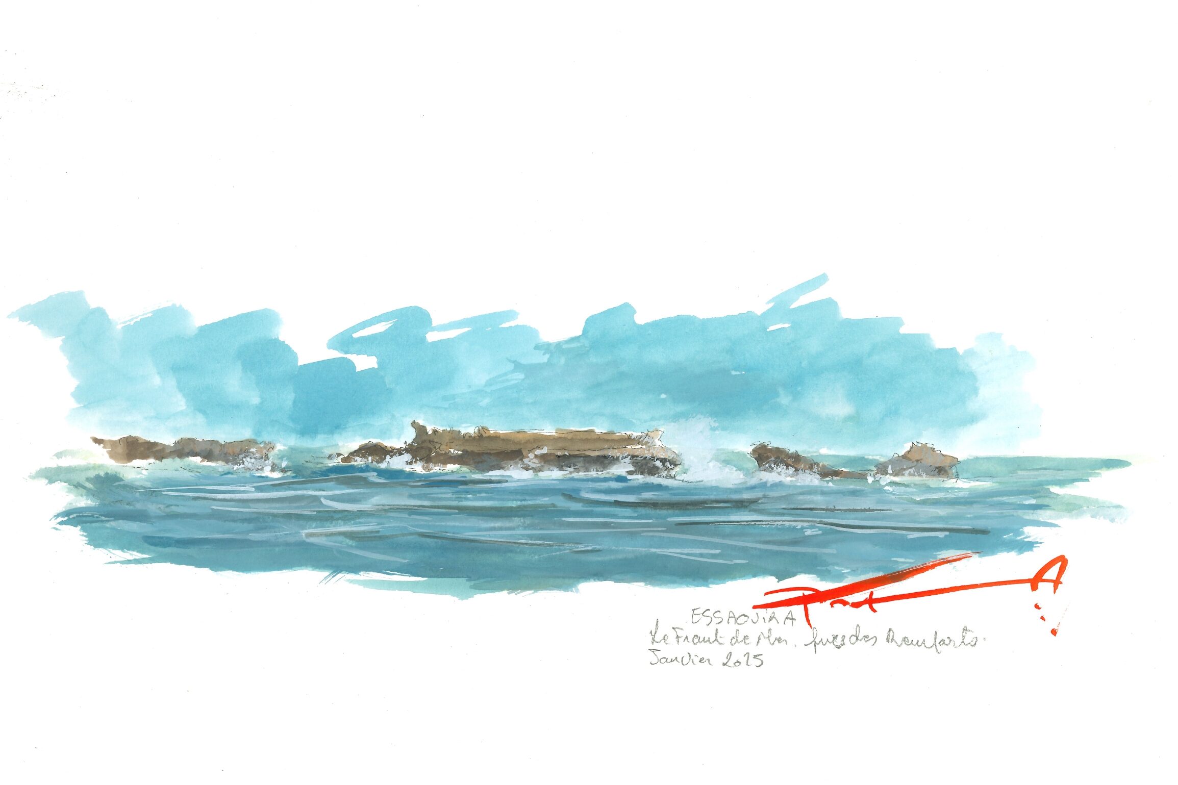 Stage Golf Aquarelle Philippe Gloaguen