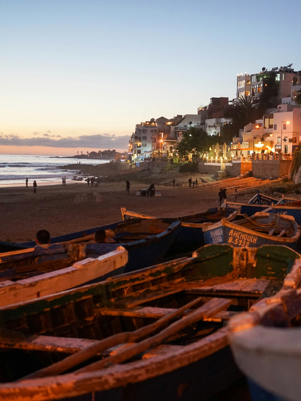 Taghazout by night